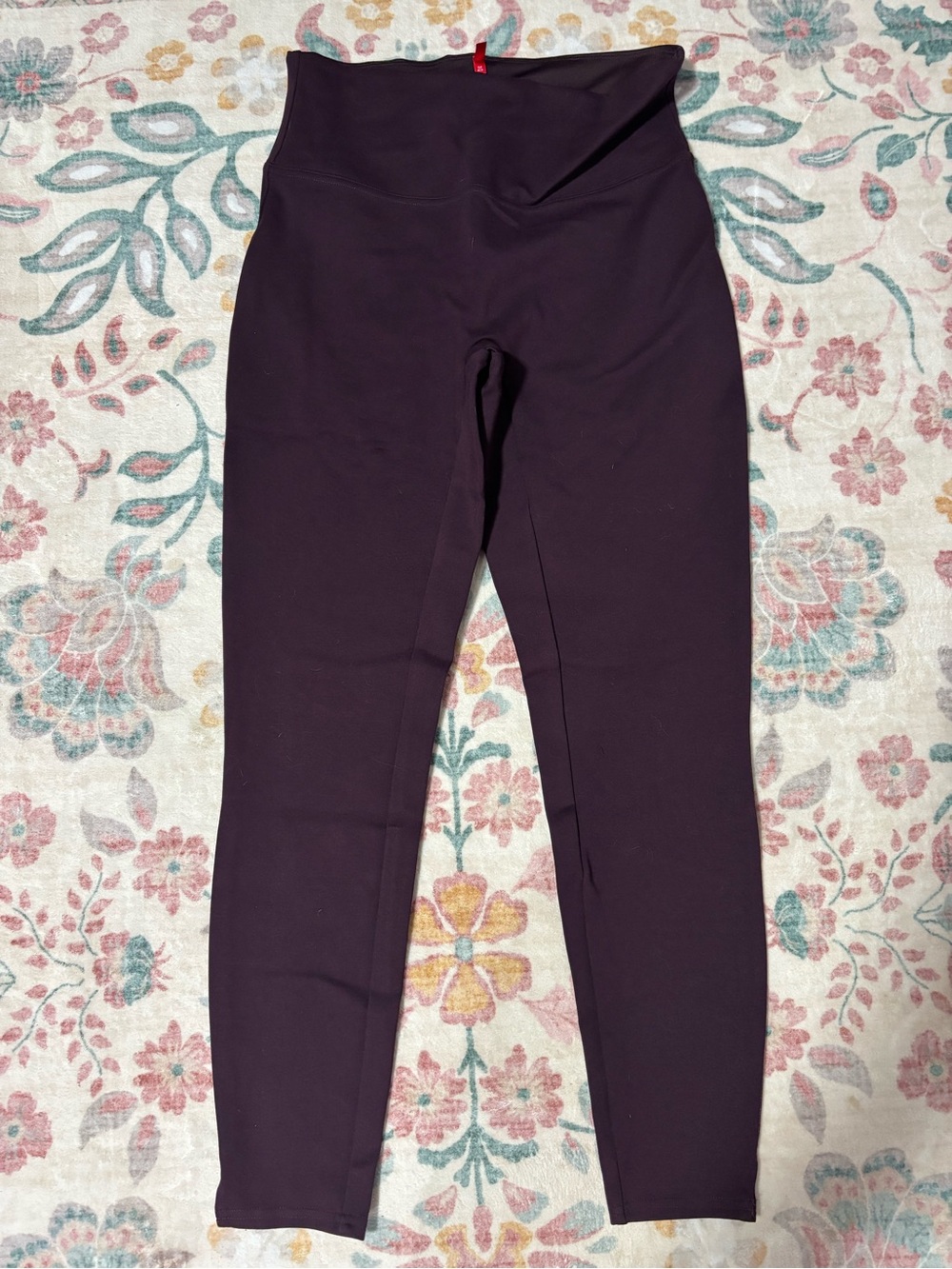 SPANX Women's High-Waist Leggings in Deep Plum